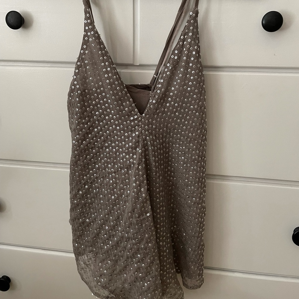 Zara Sequined Tank